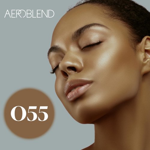 AEROBLEND Airbrush Foundation Makeup: Professional, Water-Based, Buildable, Long-wearing, For all skin types, 1 oz (O55)