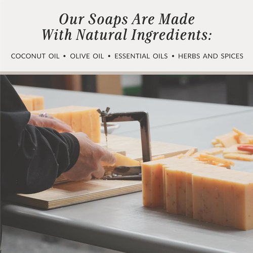 Plantlife Sandalwood Bar Soap - Moisturizing & Soothing Handcrafted Soap - 4oz Plant-Based Formula