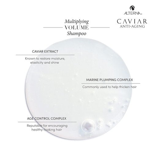 Alterna Caviar Anti-Aging Volume Shampoo & Conditioner Set - 8.5 oz (2-Pack) for Lush, Thick Hair