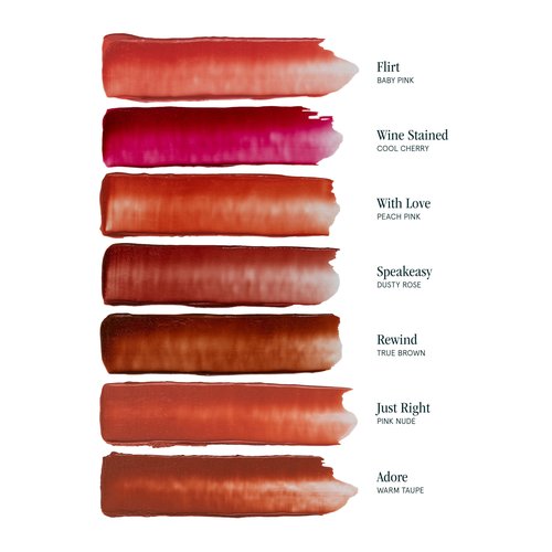 SOSHE Beauty - Ceramide Refillable Lip Silk | Sheer Hydrating, Silky, Buildable Lipstick | Ceramides, Vitamin E, Shea Butter | Cruelty-Free, Certified Plastic Negative (Speakeasy - Dusty Mauve)