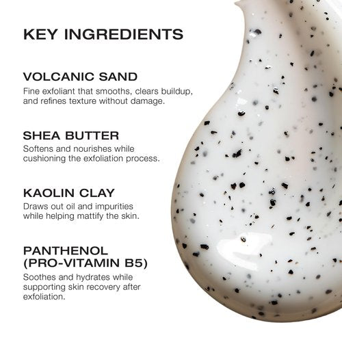 Oak Bishop Juggernaut Men's Volcanic Sand Exfoliating Cleanser for Smoother Skin – Deep Pore Clean, Bergamot, Lavender and Ginger Root, 3.4 fl oz