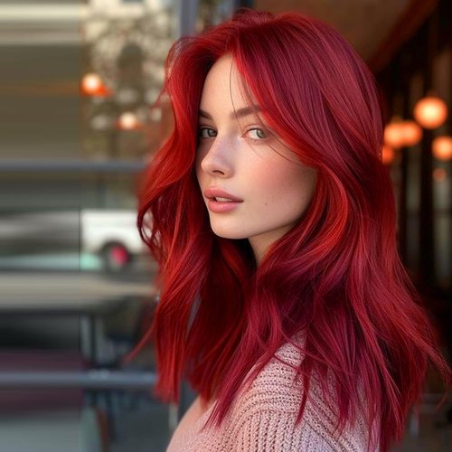 Skiennix Red Hair Dye - Temporary Color Chalk & Wax for Parties | Fun DIY for All Occasions