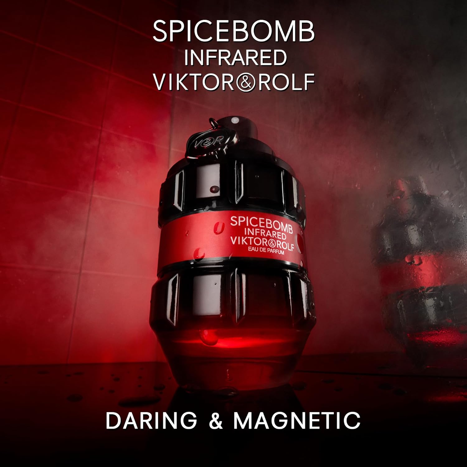 Viktor&Rolf - Spicebomb Infrared Eau de Parfum - Woody Spicy Cologne for Men - 3 Fl Oz