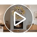 Fall Wreath with Lights 26 Inch Autumn Decor for Front Door & Home