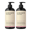 Loved01 Hand Wash, Liquid Hand Soap, Gentle & Hydrating, Cruelty-Free, Oprah's Favorite Things, Formulated with Nourishing Oils & Soft Floral Scent, 2-Pack (15 oz each)