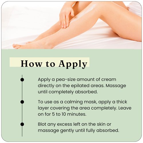 Depileve Soothing Cream - Post Wax Lotion - Enriched with Aloe Vera, Chamomile and Zinc Oxide - for All Skin Types - Skin Calming Aftercare - Makeup-like Coverage Cream - 7 oz.