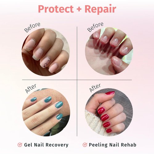 duri Rejuvacote 1 Nail Growth System - Original Maximum Strength Formula - Nail Strengthener and Nail Growth - Base and Top Coat - Pack of 2-0.45 fl. oz.