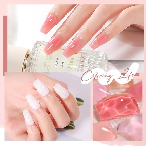 MIZHSE Quick Dry Nail Polish Set - 6 Classic Nude Colors for DIY Nail Art | Perfect Gift for Women