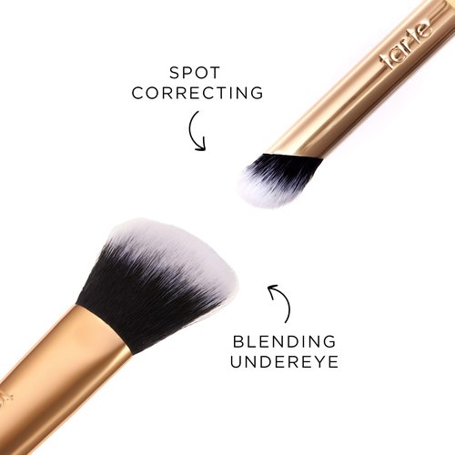 tarte shape tape concealer & brush – Instant Full Coverage for Under Eye, Dark Circles, Redness & Discoloration, Dermatologist-Tested, Vegan, Cruelty-Free, full size, 20B light
