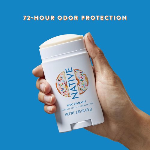 Native Deodorant - Limited Dunkin Donuts Edition | Aluminum-Free, Probiotics & Coconut Oil | Vanilla Sprinkle 2.65oz