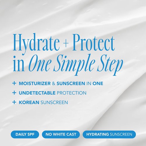 THE FACE SHOP Hydro Sun Barrier Moisturizer SPF 45, Daily Hydrating Facial Sunscreen & Moisturizer, for Oily Skin, Formulated with Calendula & Niacinamide, No White Cast, 1.69 Fl. Oz.