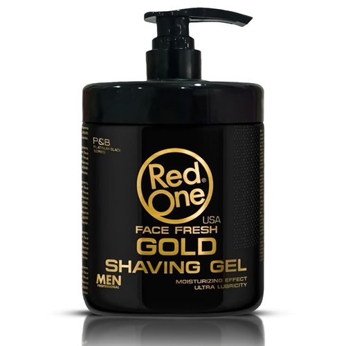 Redone Gold Shaving Gel 1000ml | Professional Barber-Grade Transparent Shaving Gel for Men | Luxury Scent | Moisturizing, Cooling & Anti-Irritation Formula | Smooth Glide for Close Comfortable Shaves