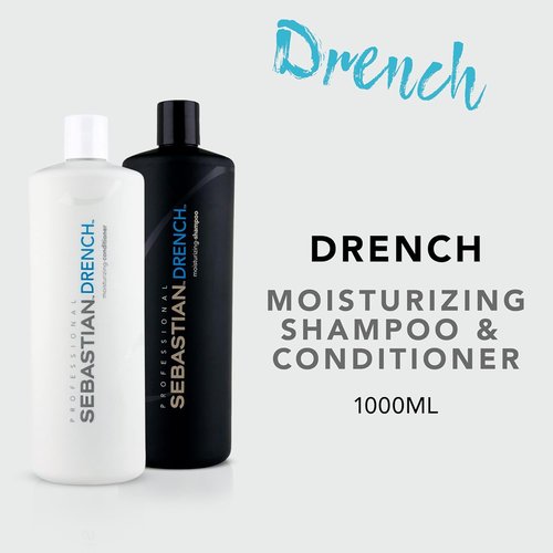 Sebastian Professional Drench Shampoo & Conditioner Duo Set - Intense Hydration | 33.8 Fl Oz Bottles