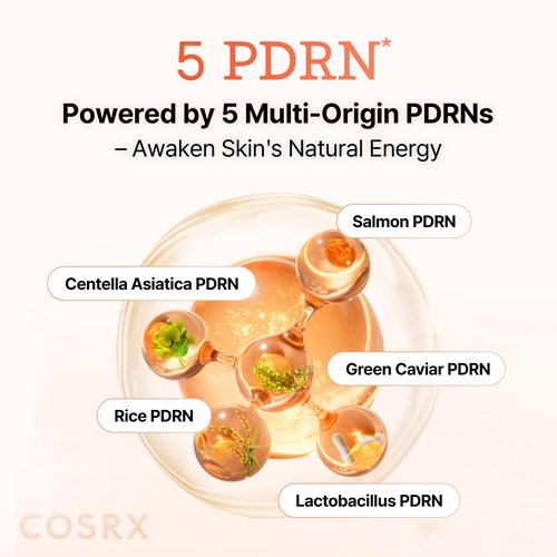 COSRX 5 PDRN Collagen Intense Vitalizing Serum - Korean Serum for Skin Firming & Glowing with Salmon DNA, Centella, Lactobacillus PDRN & Collagen, Korean Skin Care (3.38 fl.oz.)
