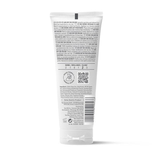 Goldwell StyleSign Air-Dry BB Cream - Lightweight Hair Styling Cream for Effortless Texture and Shine