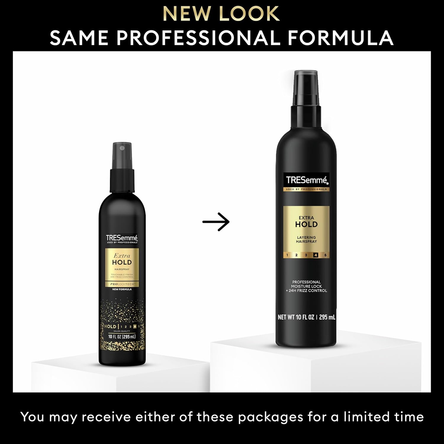 TRESemmé Extra Hold Hairspray - 24-Hour Frizz Control | 10 Fl Oz for All-Day Style