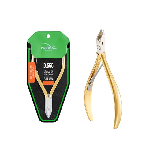 Hard Steel Cuticle Nipper D-555 - Kem Nghia
