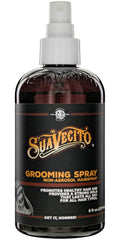 Suavecito Grooming Hairspray for Men - 8 oz Non-Aerosol, Classic Barber Scent, Strong Hold & Medium Shine