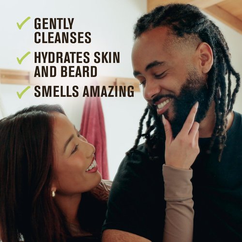 Every Man Jack Beard + Face Wash - Vanilla & Cedar Fragrance - Cleans & Softens Your Beard and Skin - Naturally Derived w/Aloe and Glycerin- 6.7 fl oz - 2 Pack