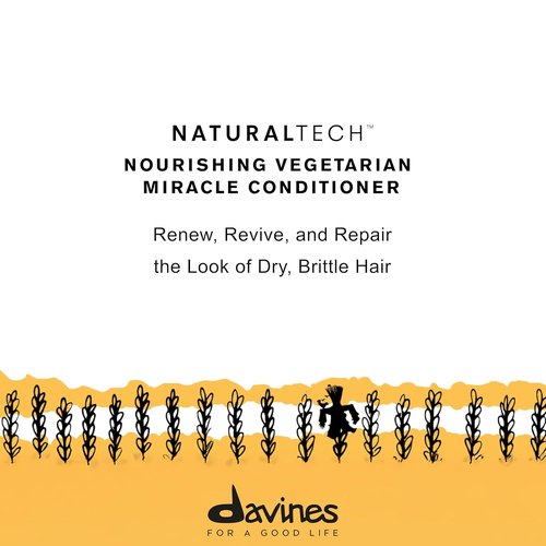 Davines Naturaltech Nourishing Conditioner | Hydrating & Restructuring for Dry Hair - 8.45 Fl Oz