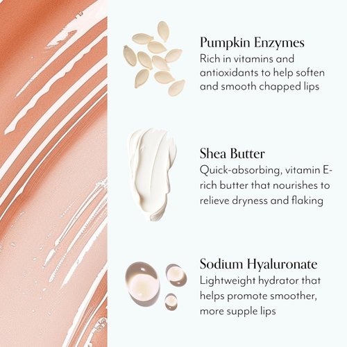 Bliss Pumpkin Powerhouse Lip Mask - Hydrating Overnight Balm for Dry, Exfoliated Lips