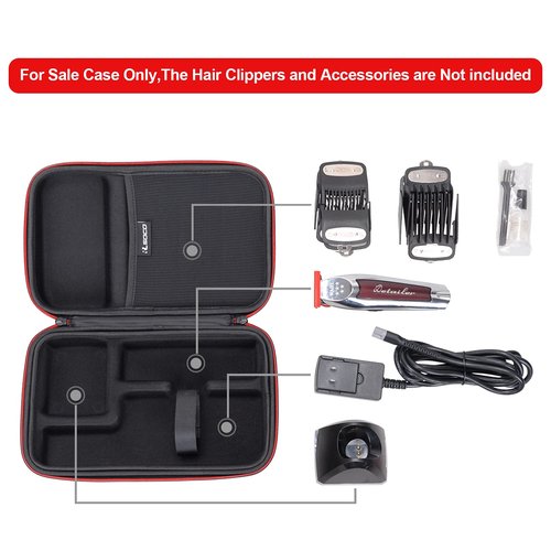 RLSOCO Hard Case for Wahl Professional Cordless Detailer Li | Compact Design with YKK Zipper & Scratch Protection (Case Only)