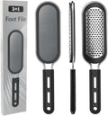 FREATECH 2-in-1 Nano Glass & Stainless Steel Foot File - Professional Callus Remover for Smooth Heel Care