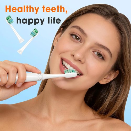 Philips Sonicare Toothbrush Replacement Heads - Soft Bristles, 6-Pack for C1 & C2 Models