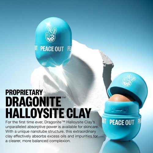 Peace Out Oil Control Roller - Instant Oil Remover with Halloysite Clay for Oily Skin - 1 Count
