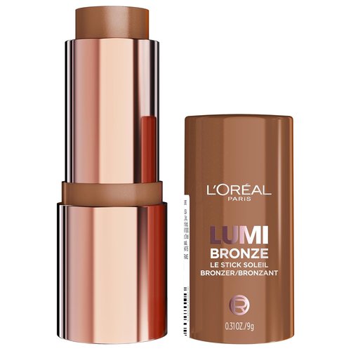 L'Oreal Paris Lumi Bronze Stick - Cream-To-Powder Bronzer for Sunkissed Glow | 120 Copper Bronzette