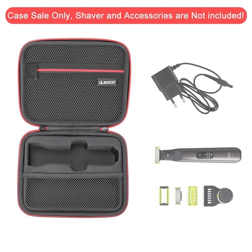 RLSOCO Hard Case for Philips Hybrid Electric Trimmers | Compact Design with YKK Zipper & Scratch Protection