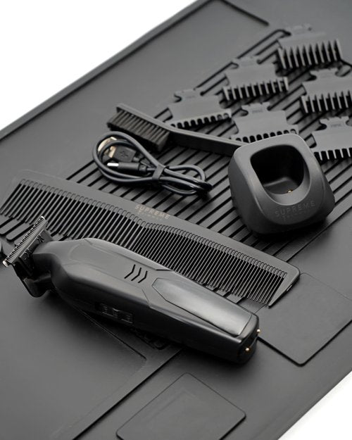 Supreme Trimmer 2-in-One Vader Lite + Solo Lite Foil Shaver Kit | Barber, at Home or Travel Hair Cutting Kit | Black