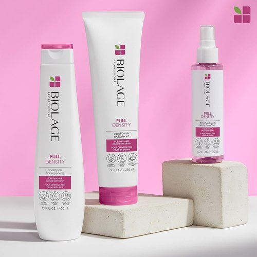 Biolage Full Density Thickening Conditioner - Moisturizes & Adds Fullness with Biotin | Vegan for Thin Hair