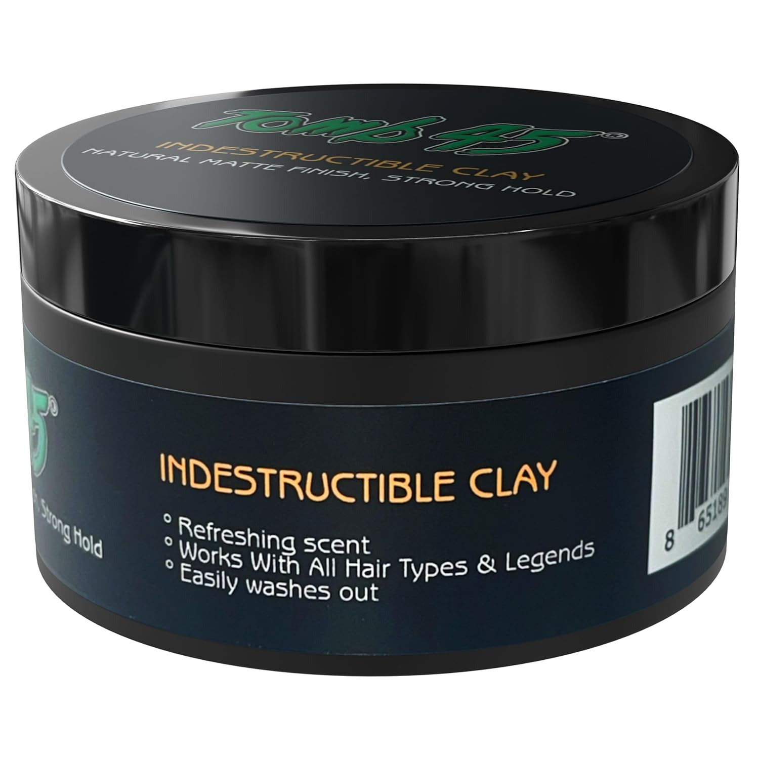 Tomb45 Indestructible Hair Clay - High Strong Hold & Matte Finish Hair Styling Product