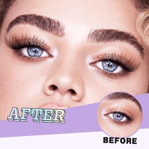 Lash Extension Kit for Beginners BM03 Eyelash Extension Kit 156pcs D Curl Flat Matte Lash Clusters Kit Natural and Soft Lash Kit Flat Band 8-18 Mixed Individual Lashes Kit (US-FDset-BM03-8-18MIX)