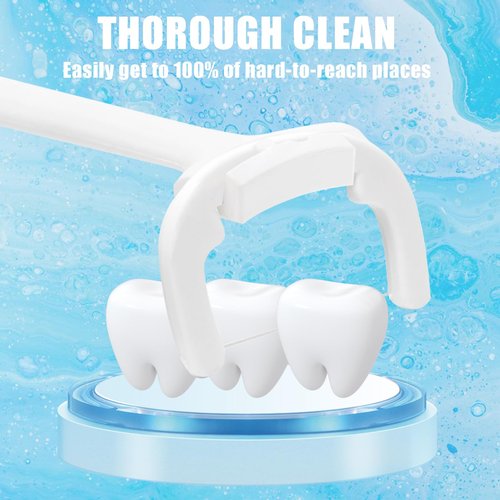 Ultraclean Access Flosser Refill Heads Snap-On Dental Flosser Refill Heads for Proper Oral Care & Hygiene 110PCS