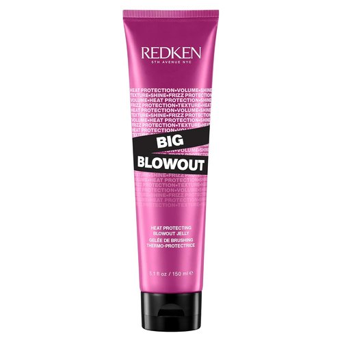 Redken Big Blowout Heat Protectant Gel - All-Over Volume, Shine & Frizz Control for All Hair Types