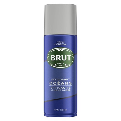Brut Oceans Deodorant Body Spray for Men - 6.7 oz Long-Lasting Freshness