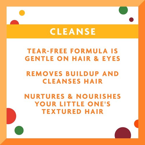 Cantu Care for Kids Nourishing Shampoo - Tear-Free Formula with Shea Butter | 8 fl oz (Pack of 3)