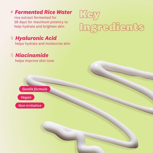 The Face Shop Rice Water Bright Vegan Eye Cream - Eye Cream for Dark Circles - Dark Circles Under Eye Treatment - Under Eye Brightener - Hydrating - Niacinamide - Hyaluronic Acid - Korean Skin Care