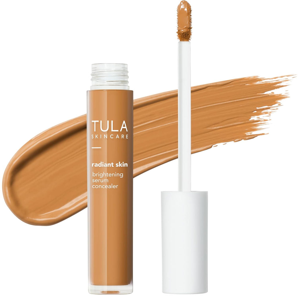 TULA Skin Care Radiant Brightening Serum Concealer - Conceals Dark Circles & Discoloration | Longwearing & Crease-Resistant | 0.18 fl oz