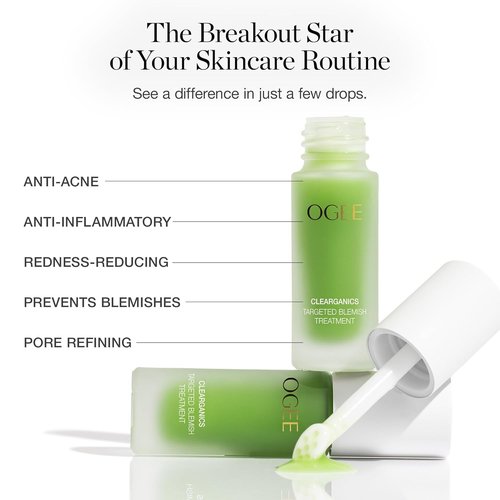 Ogee Plant-Based Acne Treatment - Salicylic Acid Spot Treatment with Soothing Ceramic Tip