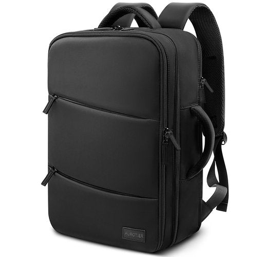AUROTIER Barber Bag with Insulated Pocket, Portable Backpack for Clippers and Supplies, Travel Hairstylist Smart Bag with USB Charging Port, Water-resistant, Black