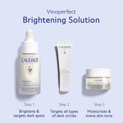 Caudalie Dark Spot Brightening Trio | Vinoperfect Serum + 2 Travel-Size Skin Care Products