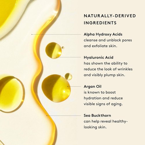 Naked & Thriving Night Set - Renew Resurfacing Serum (30 mL) & Rejuvenate Face Oil (35 mL) with Hyaluronic Acid & Fruit AHAs