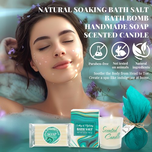 Bath Sets for Women Gift BODY & EARTH Gift Baskets for Women 8pcs Womens Christmas Gifts for Tumbler with Straw Birthday Gifts