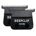 BaBylissPRO FX707B2 Trimmer Blades - Deep Tooth T Blade Replacement for FX787 & FX726 | 2 Pack, Black