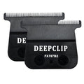 FX707B2 Trimmer Blades Replacement for Men, Deep Tooth T Blade Compatible with DLC 2.0 BaBylissPRO Hair Trimmers FX787 and LoPROFX Trimmers FX726, Black, 2 Pack