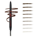 ybf Beauty Eyebrow Pencil - Universal Automatic Brow Pencil With Spoolie Brush - Perfect For All Hair Colors & Skin Tones - 0.005 Oz Taupe