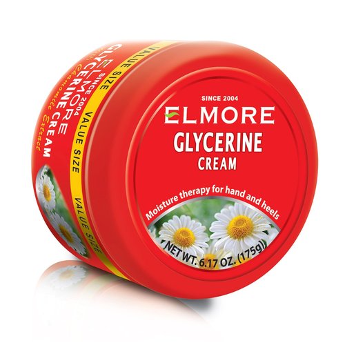ELMORE Soothing Hand Cream (183 ml)– 42% Glycerin for Intense Moisture & Hydration | Chamomile Extract to Calm, Soothe & Restore Dry, Cracked Skin | Fast-Absorbing & Non-Greasy
